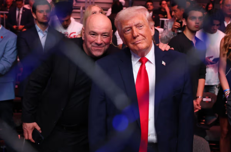 Dana White Defends Trump Ties, Says He’s ‘Never Political’