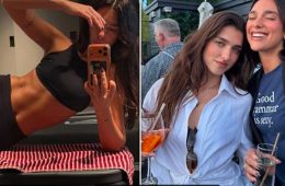 Dua Lipa Shows Abs During Low-Key Weekend with Sister