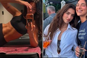 Dua Lipa Shows Abs During Low-Key Weekend with Sister