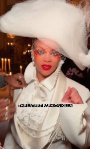 Rihanna Shares W Magazine BTS With Baby Rocki on Set