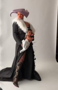 Rihanna Shares W Magazine BTS With Baby Rocki on Set