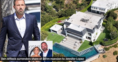 Ben Affleck Has Not Given Up Share of $61M Mansion Yet