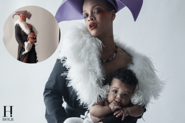Rihanna Shares W Magazine BTS With Baby Rocki on Set