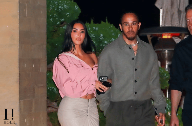 Kim Kardashian & Lewis Hamilton Go Public in Malibu