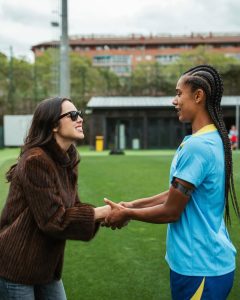 Olivia Rodrigo Visits FC Barcelona Women’s Team