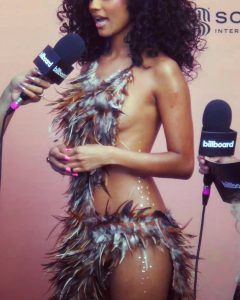 Tyla Feather Dress Billboard Women in Music