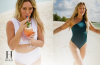 Hilary Duff Serves Sporty Glam in SI Swim Moment