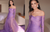 Demi Moore Stuns in Lavender Look at Cannes Groundswell Premiere
