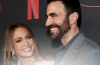 Jennifer Lopez and Brett Goldstein Promote Netflix Rom-Com “Office Romance”