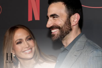 Jennifer Lopez and Brett Goldstein Promote Netflix Rom-Com “Office Romance”