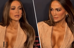 Jennifer Lopez Turns Heads Topless Under a Blazer