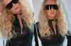 Lindsay Lohan Stuns in Leather at Gucci Show in NYC
