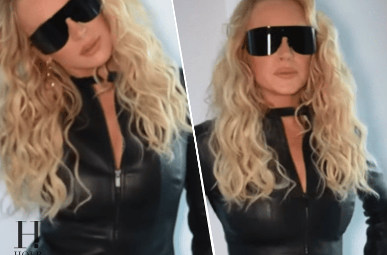 Lindsay Lohan Stuns in Leather at Gucci Show in NYC