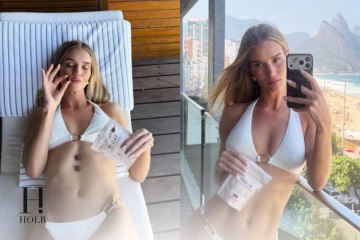 Rosie Huntington-Whiteley Glows in Chic Wellness Post