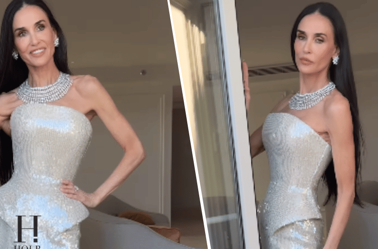Demi Moore Turns Heads in Jacquemus at Cannes