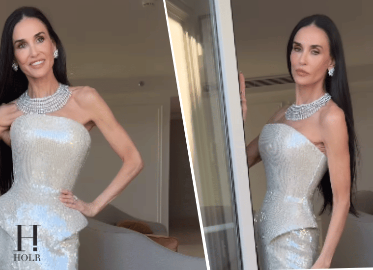 Demi Moore Turns Heads in Jacquemus at Cannes