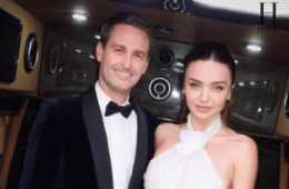 Miranda Kerr & Evan Spiegel Share Elegant Date Night Moment