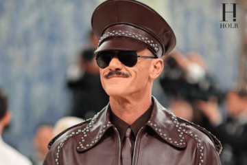 Luke Evans Stuns in Bold Leather Look at the Met Gala