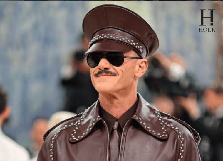 Luke Evans Stuns in Bold Leather Look at the Met Gala