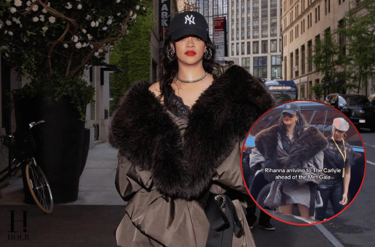 Rihanna Spotted at Carlyle Hotel Ahead of Met Gala 2026
