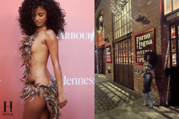 Tyla Feather Dress Billboard Women in Music
