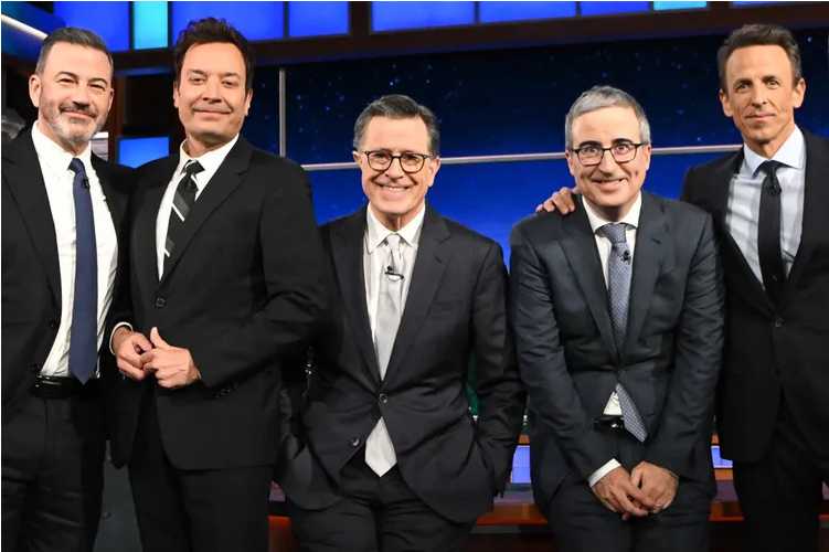 Stephen Colbert Reunites Late-Night Hosts Before Finale