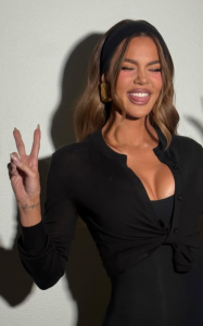 Khloé Kardashian Stuns in Effortless Black Glam
