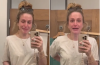 Woman Emotional After Trying Shorts Post Weight Loss
