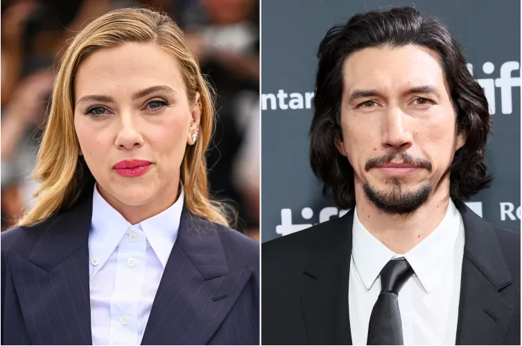 Scarlett Johansson Reunites With Adam Driver After 7 Years