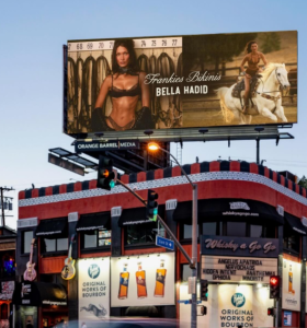 Bella Hadid Dominates Global Billboards