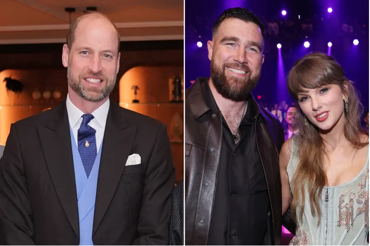 Prince William Jokes About Taylor and Travis Wedding Plans