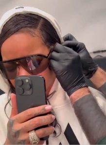 Rihanna Debuts New Piercing During NYC Visit