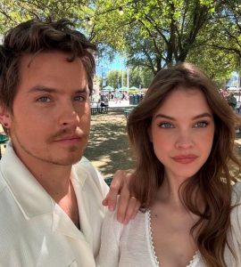 Dylan Sprouse and Barbara Palvin Show Off Baby Bump