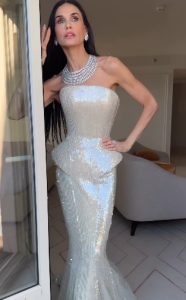 Demi Moore Turns Heads in Jacquemus at Cannes