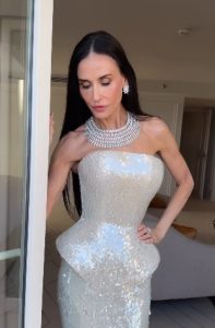 Demi Moore Turns Heads in Jacquemus at Cannes