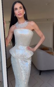 Demi Moore Turns Heads in Jacquemus at Cannes