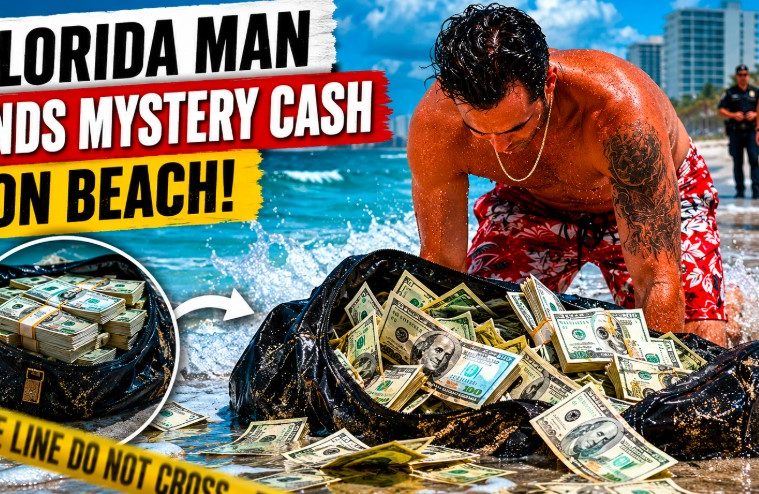 Florida Man Finds Mystery Cash On Beach