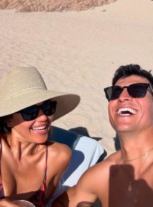 Danny Ramirez and Jessica Alba Enjoy Relaxing Beach Day Together in Miami