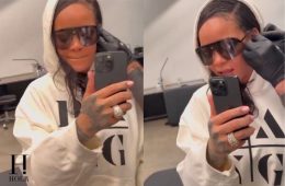 Rihanna Debuts New Piercing During NYC Visit