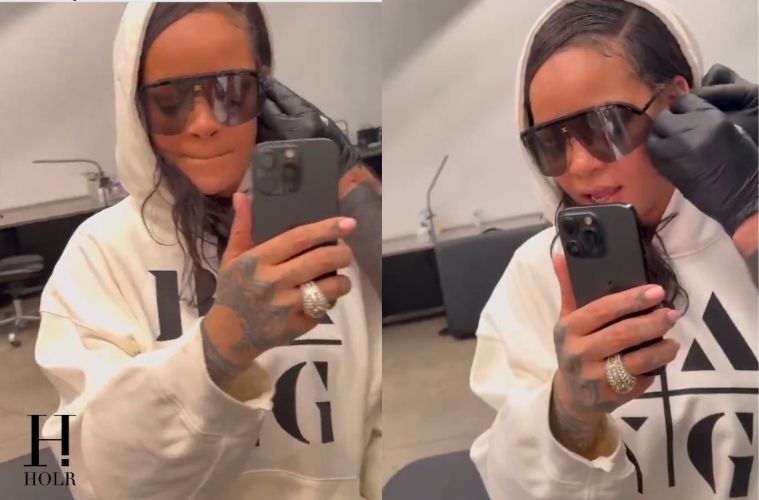 Rihanna Debuts New Piercing During NYC Visit