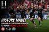 Canada celebrates Stephen Eustaquio's stoppage-time winner against South Africa in the FIFA World Cup 2026