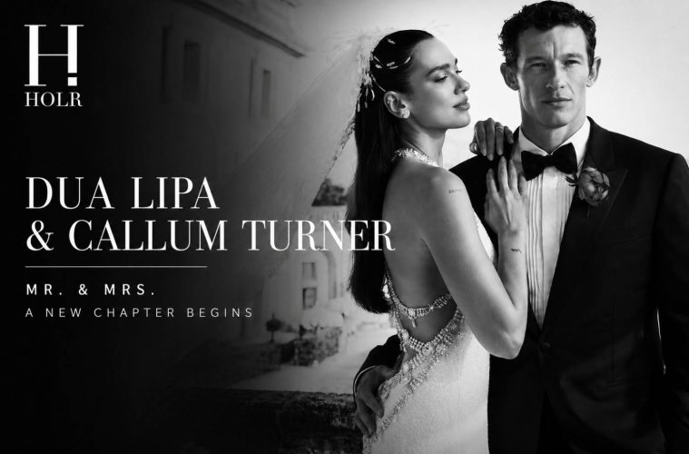 Dua Lipa Wedding Photos with Callum Turner