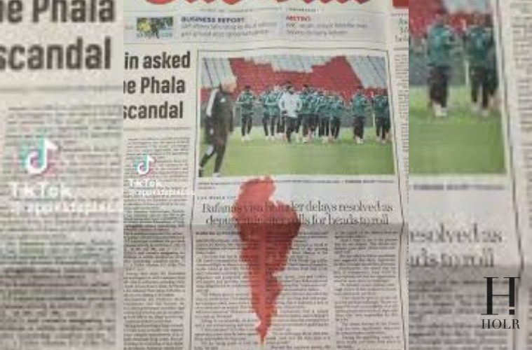 Menstruation Ad in South African Newspaper