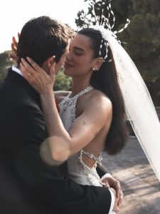 Dua Lipa Wedding Photos with Callum Turner