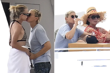 Ellen DeGeneres and Portia de Rossi Share PDA on Vacation