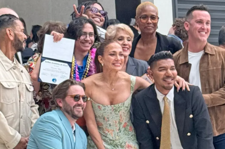 Jennifer Lopez Tears Up at Son Max's Graduation