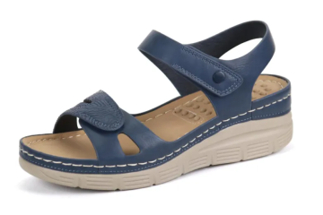 Supportive sandals with cushioned footbeds and arch support designed for comfortable walking and all-day wear.