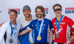Prince Harry Visits Purple Heart Warrior Games in Texas