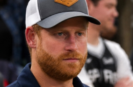 Prince Harry meeting athletes and veterans during the Purple Heart Warrior Games in San Antonio, Texas.