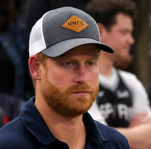 Prince Harry meeting athletes and veterans during the Purple Heart Warrior Games in San Antonio, Texas.
